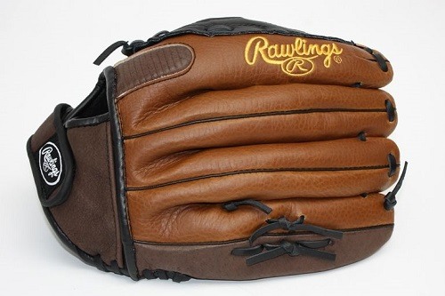 Backside of Rawlings Playmaker Series 13 Inch Softball Pattern Glove